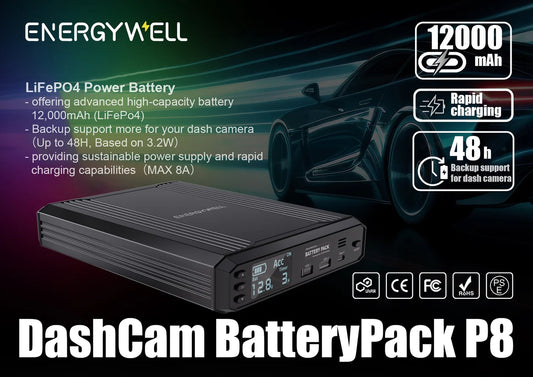 EnergyWell P8 External Battery Pack
